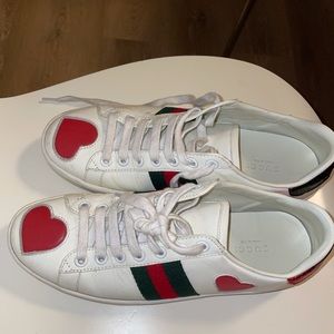 Authentic Gucci Heart Shoes
